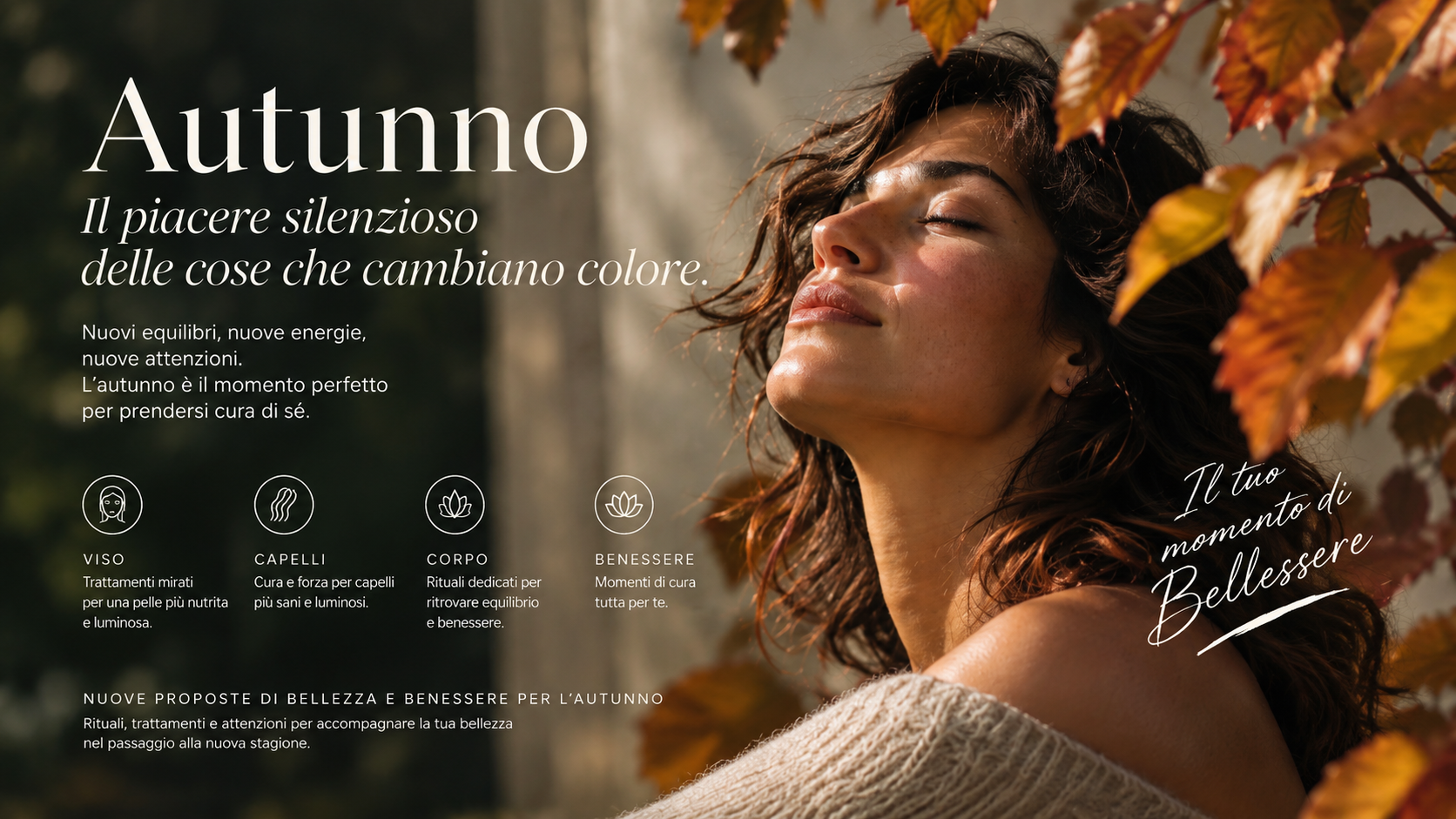 Rituale di bellezza e benessere d'autunno nel salone Terry Martin
